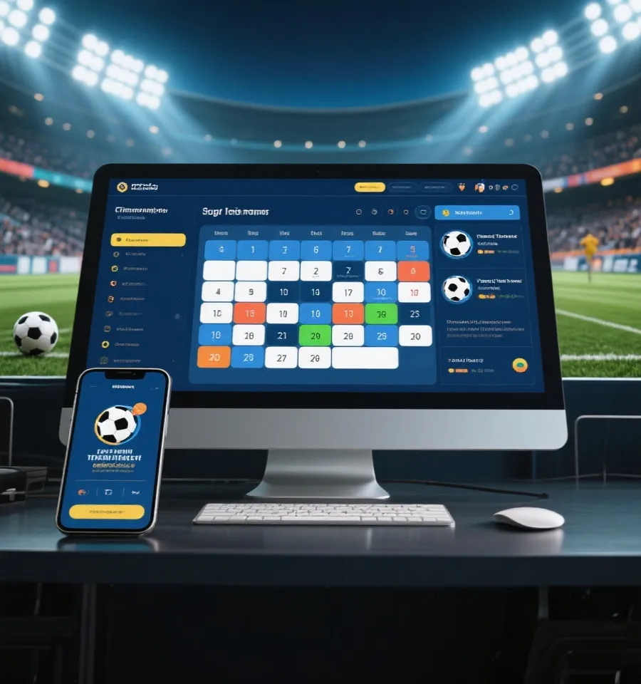 世界杯赛事日历视觉示意